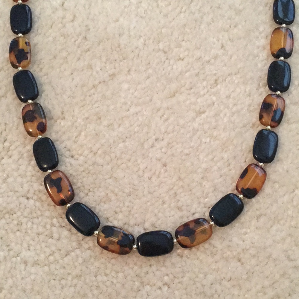 Black/Leopard Necklace